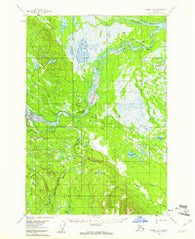 Tyonek D-4 Alaska Historical topographic map, 1:63360 scale, 15 X 15 Minute, Year 1954