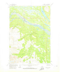 Tyonek D-5 Alaska Historical topographic map, 1:63360 scale, 15 X 15 Minute, Year 1954