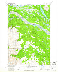Tyonek D-5 Alaska Historical topographic map, 1:63360 scale, 15 X 15 Minute, Year 1954