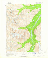 Tyonek D-8 Alaska Historical topographic map, 1:63360 scale, 15 X 15 Minute, Year 1958