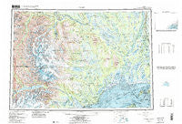 Tyonek Alaska Historical topographic map, 1:250000 scale, 1 X 3 Degree, Year 1958