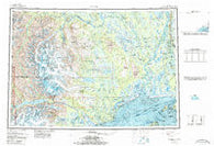 Tyonek Alaska Historical topographic map, 1:250000 scale, 1 X 3 Degree, Year 1958