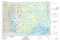 Tyonek Alaska Historical topographic map, 1:250000 scale, 1 X 3 Degree, Year 1958