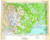 Tyonek Alaska Historical topographic map, 1:250000 scale, 1 X 3 Degree, Year 1958