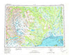 Tyonek Alaska Historical topographic map, 1:250000 scale, 1 X 3 Degree, Year 1958