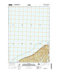 Tyonek A-2 SE Alaska Current topographic map, 1:25000 scale, 7.5 X 7.5 Minute, Year 2016