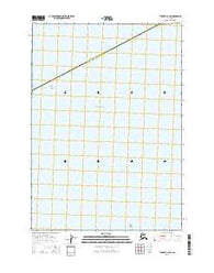 Tyonek A-2 SW Alaska Current topographic map, 1:25000 scale, 7.5 X 7.5 Minute, Year 2016