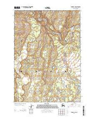Tyonek A-4 NE Alaska Current topographic map, 1:25000 scale, 7.5 X 7.5 Minute, Year 2013