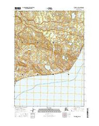 Tyonek A-4 SE Alaska Current topographic map, 1:25000 scale, 7.5 X 7.5 Minute, Year 2016