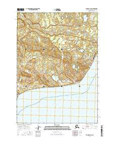 Tyonek A-4 SE Alaska Current topographic map, 1:25000 scale, 7.5 X 7.5 Minute, Year 2016