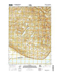Tyonek A-4 SW Alaska Current topographic map, 1:25000 scale, 7.5 X 7.5 Minute, Year 2016