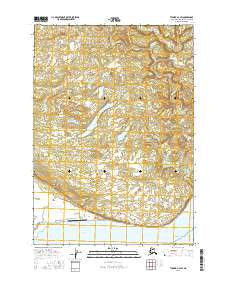 Tyonek A-4 SW Alaska Current topographic map, 1:25000 scale, 7.5 X 7.5 Minute, Year 2016