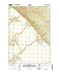 Tyonek A-5 SE Alaska Current topographic map, 1:25000 scale, 7.5 X 7.5 Minute, Year 2016