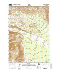 Tyonek A-6 NE Alaska Current topographic map, 1:25000 scale, 7.5 X 7.5 Minute, Year 2016