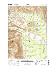 Tyonek A-6 NE Alaska Current topographic map, 1:25000 scale, 7.5 X 7.5 Minute, Year 2016