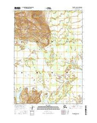 Tyonek A-6 SE Alaska Current topographic map, 1:25000 scale, 7.5 X 7.5 Minute, Year 2016