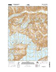 Tyonek A-7 SE Alaska Current topographic map, 1:25000 scale, 7.5 X 7.5 Minute, Year 2016