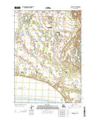 Tyonek B-1 SE Alaska Current topographic map, 1:25000 scale, 7.5 X 7.5 Minute, Year 2013