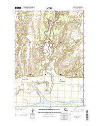 Tyonek B-1 SW Alaska Current topographic map, 1:25000 scale, 7.5 X 7.5 Minute, Year 2013