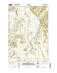 Tyonek B-2 NE Alaska Current topographic map, 1:25000 scale, 7.5 X 7.5 Minute, Year 2016