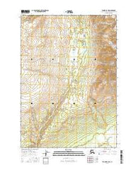Tyonek B-3 NE Alaska Current topographic map, 1:25000 scale, 7.5 X 7.5 Minute, Year 2016
