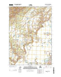 Tyonek B-3 SE Alaska Current topographic map, 1:25000 scale, 7.5 X 7.5 Minute, Year 2013