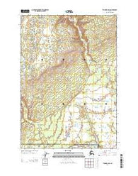 Tyonek B-3 SW Alaska Current topographic map, 1:25000 scale, 7.5 X 7.5 Minute, Year 2013