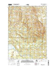 Tyonek B-4 NW Alaska Current topographic map, 1:25000 scale, 7.5 X 7.5 Minute, Year 2016