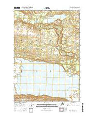 Tyonek B-5 NE Alaska Current topographic map, 1:25000 scale, 7.5 X 7.5 Minute, Year 2016