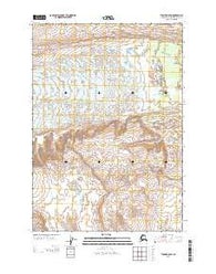 Tyonek B-5 SW Alaska Current topographic map, 1:25000 scale, 7.5 X 7.5 Minute, Year 2013