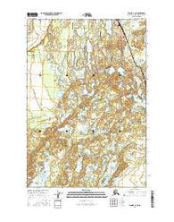 Tyonek C-1 NE Alaska Current topographic map, 1:25000 scale, 7.5 X 7.5 Minute, Year 2016