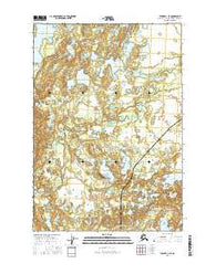 Tyonek C-1 SE Alaska Current topographic map, 1:25000 scale, 7.5 X 7.5 Minute, Year 2016