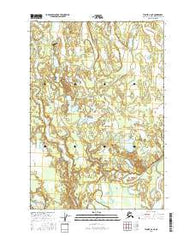 Tyonek C-2 NE Alaska Current topographic map, 1:25000 scale, 7.5 X 7.5 Minute, Year 2016