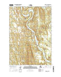 Tyonek C-2 NW Alaska Current topographic map, 1:25000 scale, 7.5 X 7.5 Minute, Year 2016