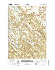 Tyonek C-3 NE Alaska Current topographic map, 1:25000 scale, 7.5 X 7.5 Minute, Year 2016