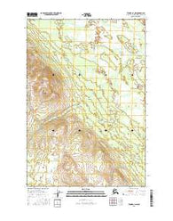 Tyonek C-3 NW Alaska Current topographic map, 1:25000 scale, 7.5 X 7.5 Minute, Year 2016