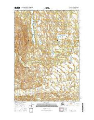 Tyonek C-4 SW Alaska Current topographic map, 1:25000 scale, 7.5 X 7.5 Minute, Year 2016