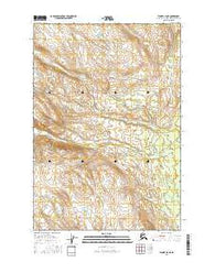 Tyonek C-5 NE Alaska Current topographic map, 1:25000 scale, 7.5 X 7.5 Minute, Year 2016