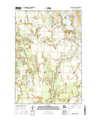 Tyonek D-1 NW Alaska Current topographic map, 1:25000 scale, 7.5 X 7.5 Minute, Year 2016