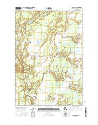 Tyonek D-1 SW Alaska Current topographic map, 1:25000 scale, 7.5 X 7.5 Minute, Year 2016