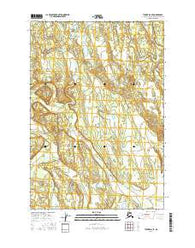 Tyonek D-2 SE Alaska Current topographic map, 1:25000 scale, 7.5 X 7.5 Minute, Year 2016