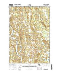 Tyonek D-2 SW Alaska Current topographic map, 1:25000 scale, 7.5 X 7.5 Minute, Year 2016