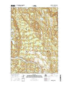 Tyonek D-3 NE Alaska Current topographic map, 1:25000 scale, 7.5 X 7.5 Minute, Year 2016