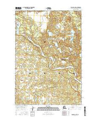 Tyonek D-3 NW Alaska Current topographic map, 1:25000 scale, 7.5 X 7.5 Minute, Year 2016