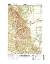 Tyonek D-4 NW Alaska Current topographic map, 1:25000 scale, 7.5 X 7.5 Minute, Year 2016