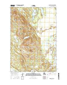 Tyonek D-4 NW Alaska Current topographic map, 1:25000 scale, 7.5 X 7.5 Minute, Year 2016
