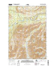 Tyonek D-7 NW Alaska Current topographic map, 1:25000 scale, 7.5 X 7.5 Minute, Year 2016