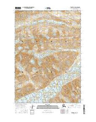 Tyonek D-7 SE Alaska Current topographic map, 1:25000 scale, 7.5 X 7.5 Minute, Year 2016