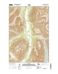 Tyonek D-8 SE Alaska Current topographic map, 1:25000 scale, 7.5 X 7.5 Minute, Year 2016