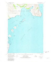 Ugashik B-1 Alaska Historical topographic map, 1:63360 scale, 15 X 15 Minute, Year 1951